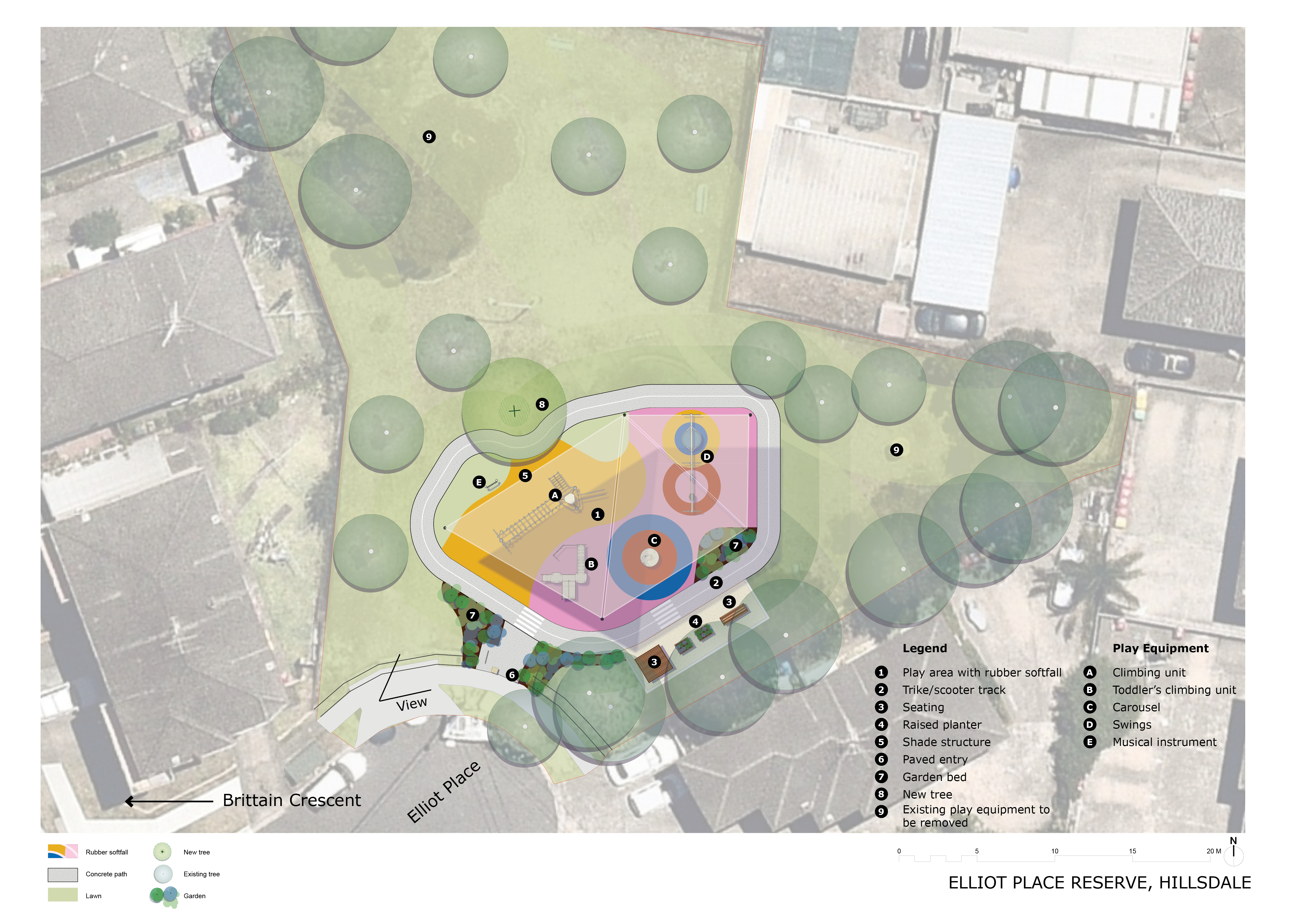 Elliot Place Reserve plan