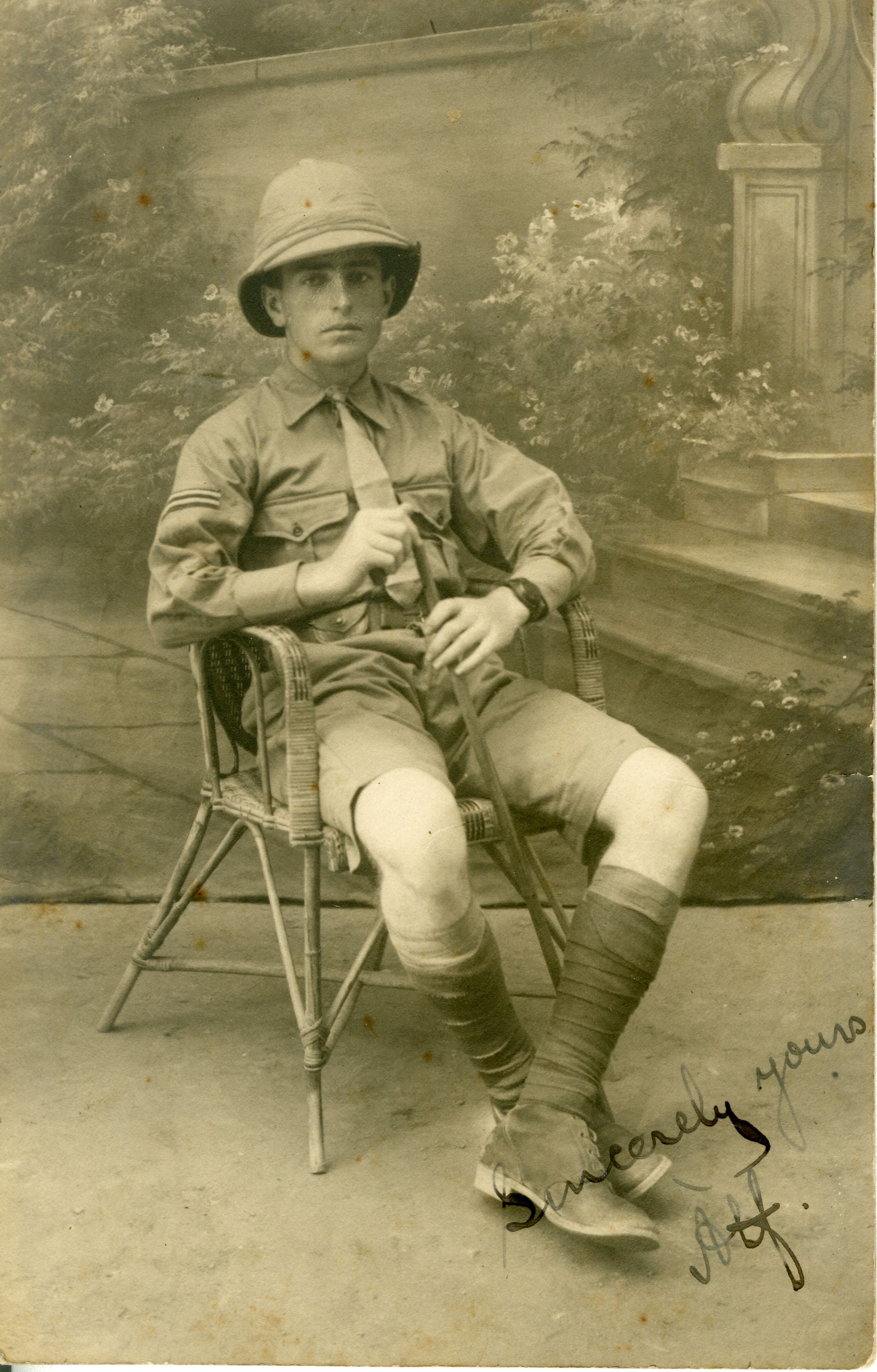 Studio portrait of alfred benham