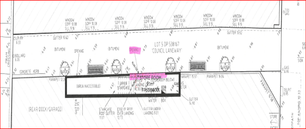 Image showing where bayside council proposes hillcrest ventures be granted access to community land