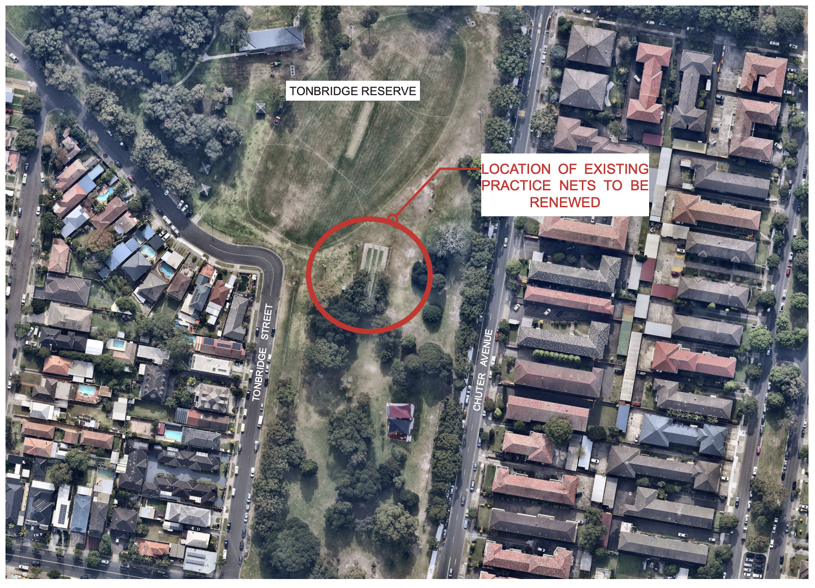 Plan cricket nets renewal at Tonbridge Reserve Ramsgate
