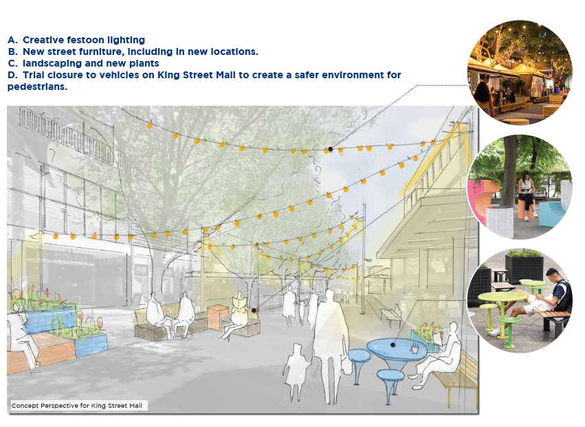 concept image of king st mall project 