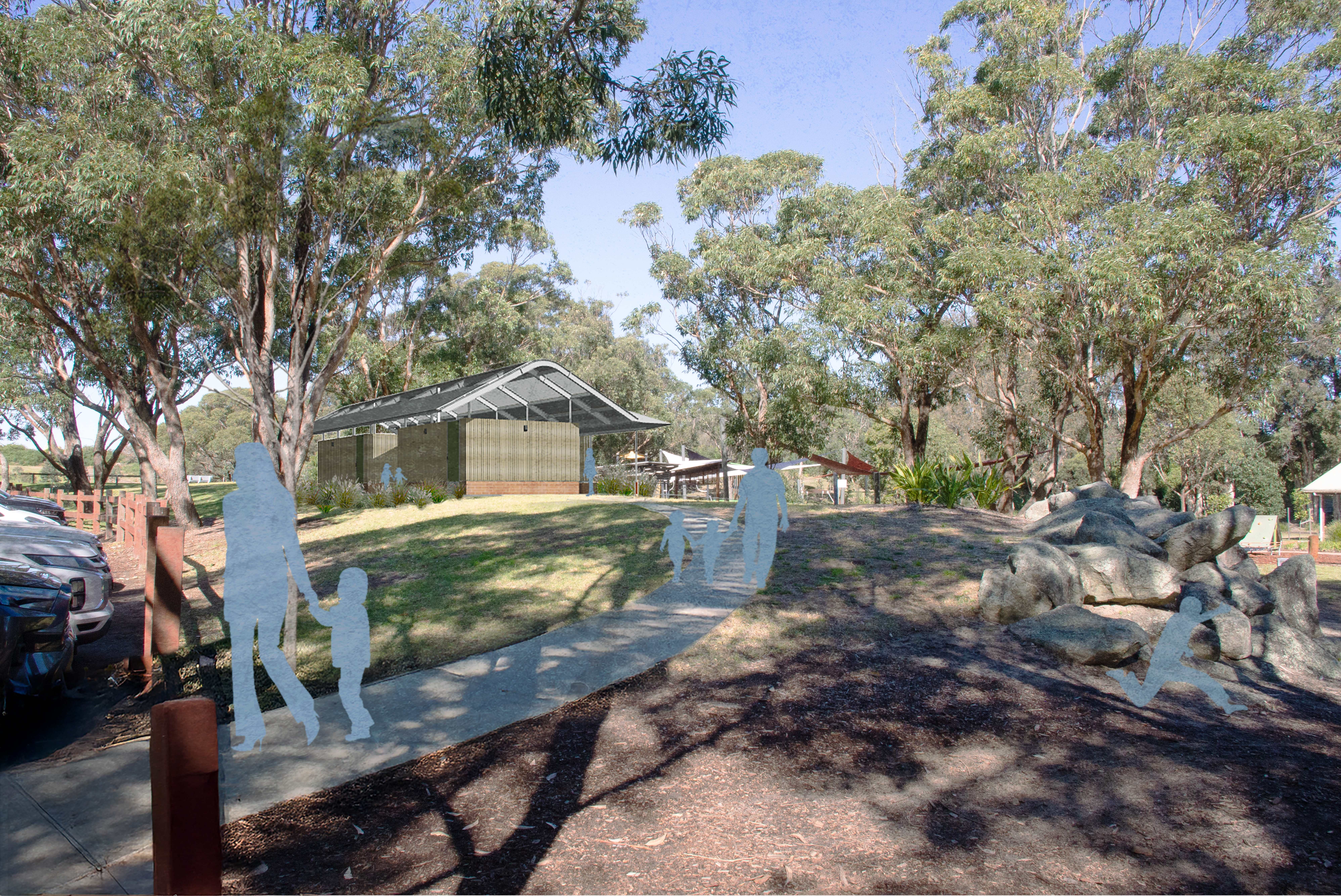 Sir Joseph Banks Park Amenities Project Render 