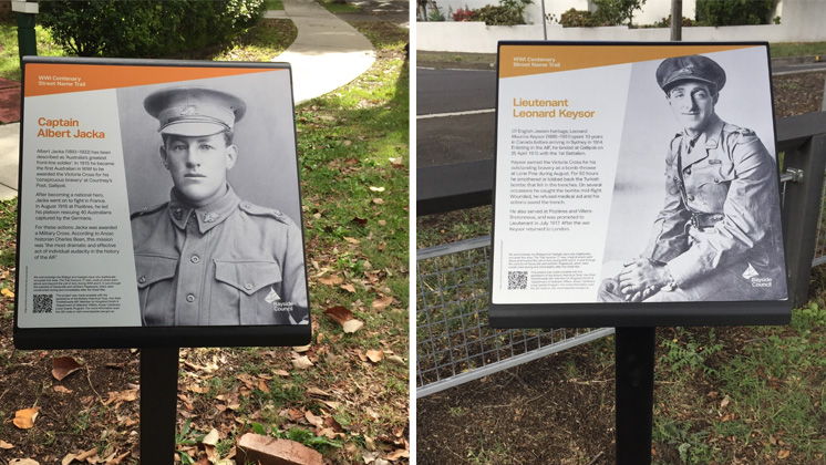 Centenary Street Name Trail Restored