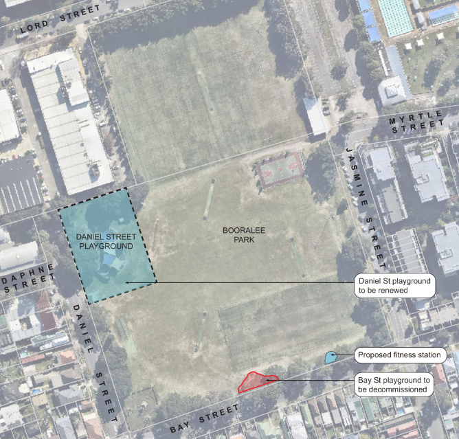Booralee Park proposed works