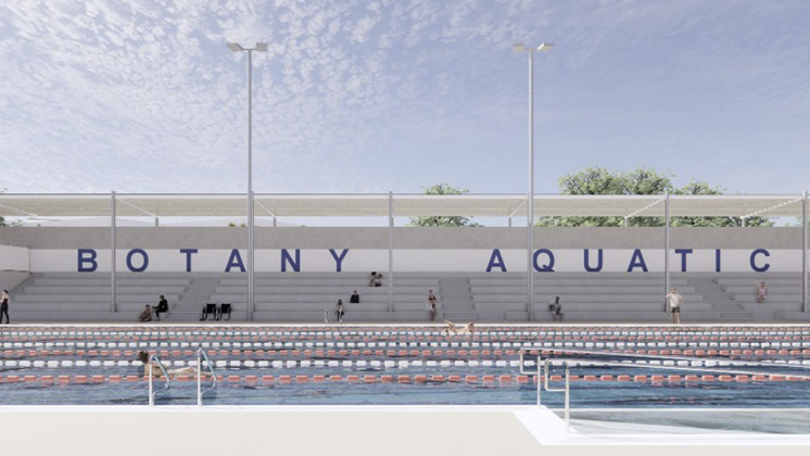 Botany Aquatic Centre Artist Impression