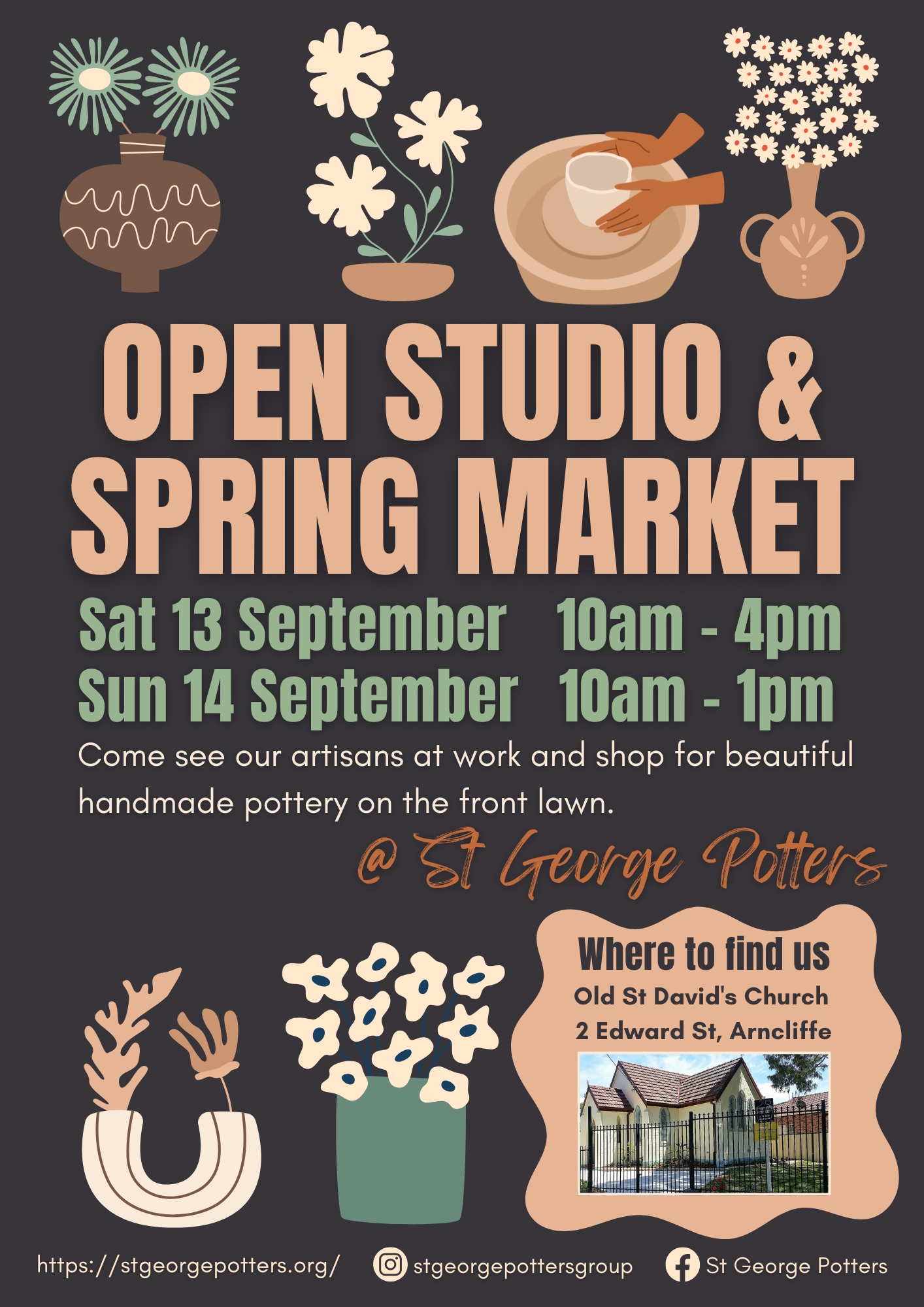 open pottery studio