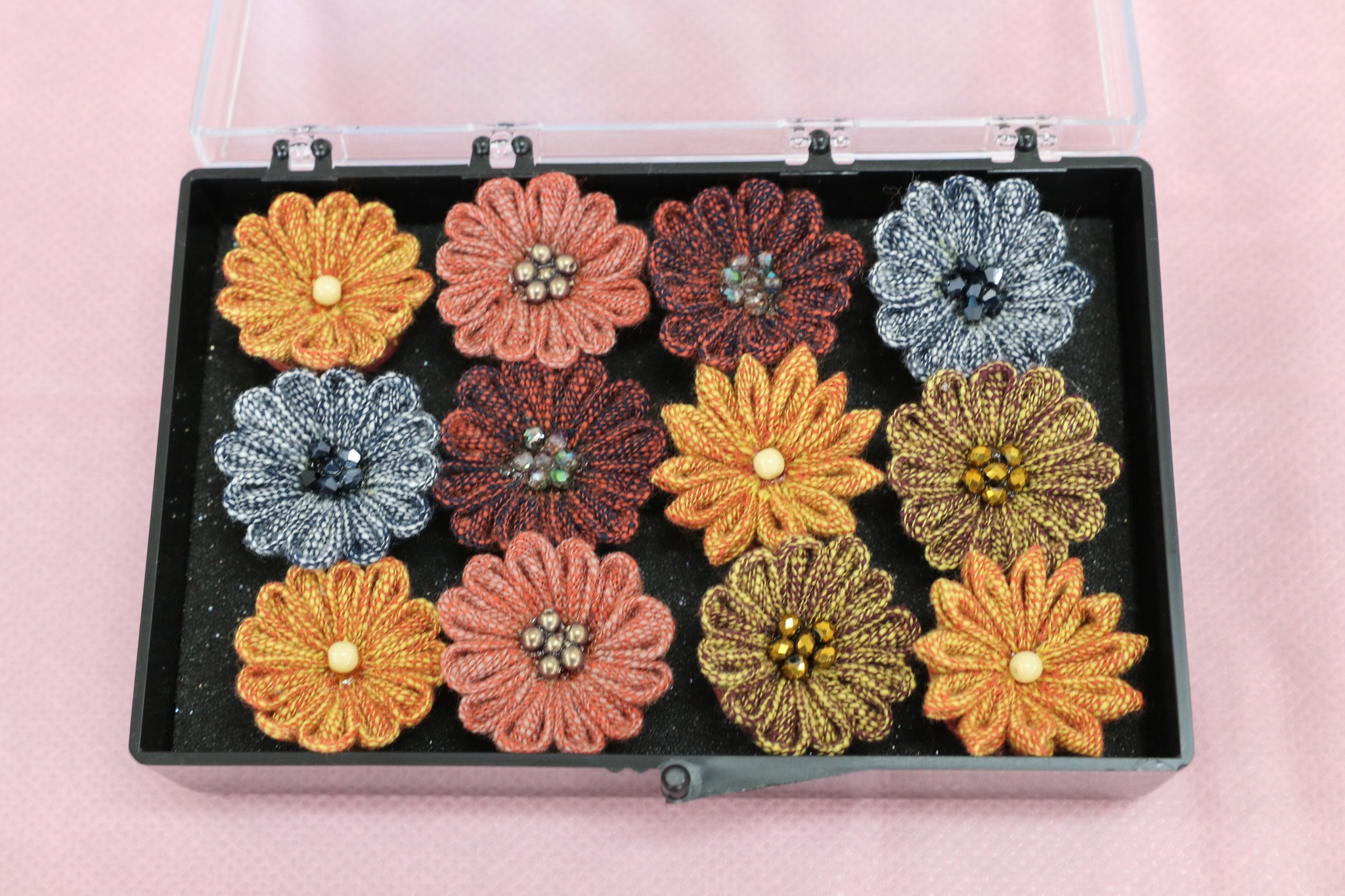 Tsumami Zaiku Flower Brooch Workshop