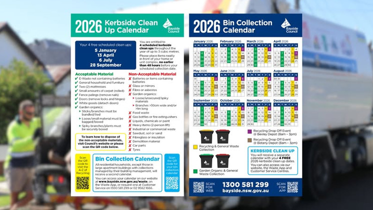 2026 Waste Calendar Rollout