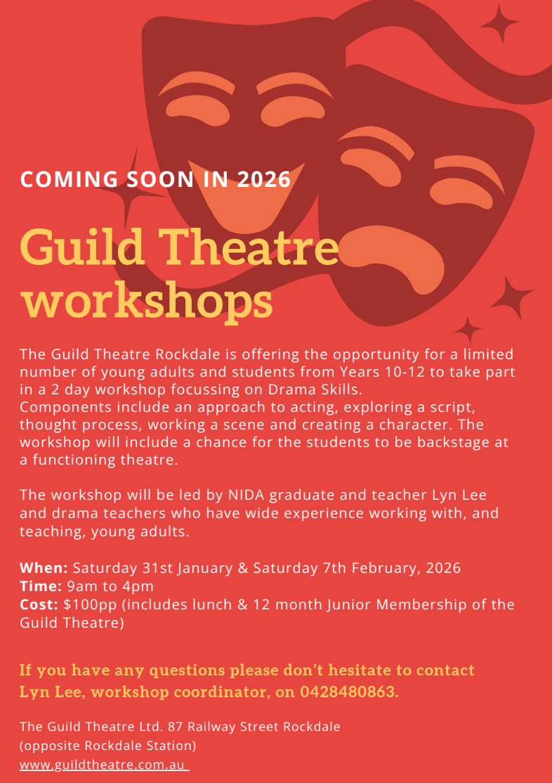 Young Adult Guild Theatre Flyer