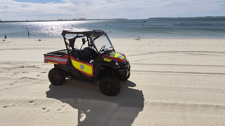 Police Beach Buggy