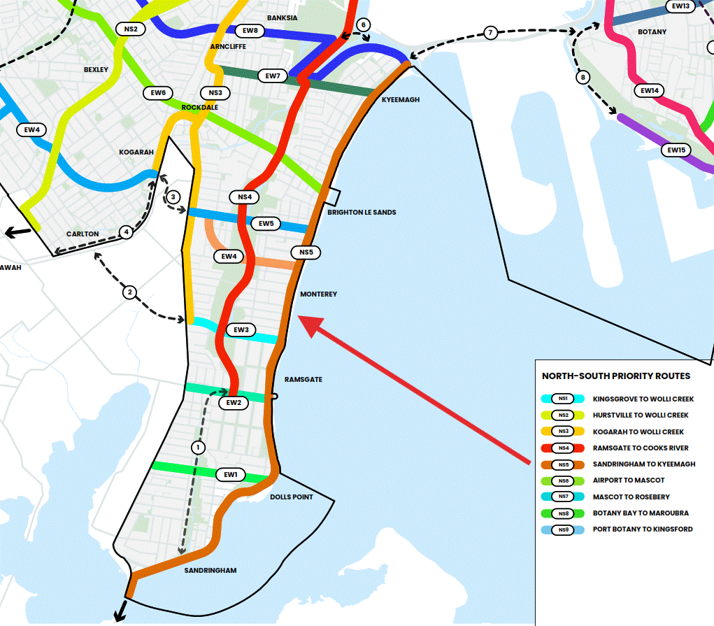 Cook Park cycling path