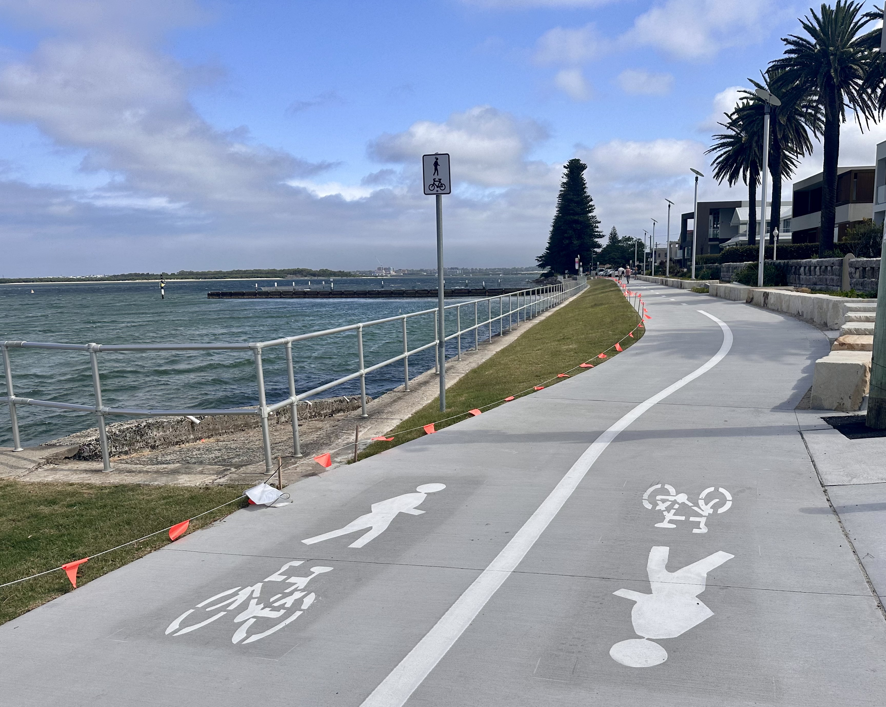 Cook Park cycling path