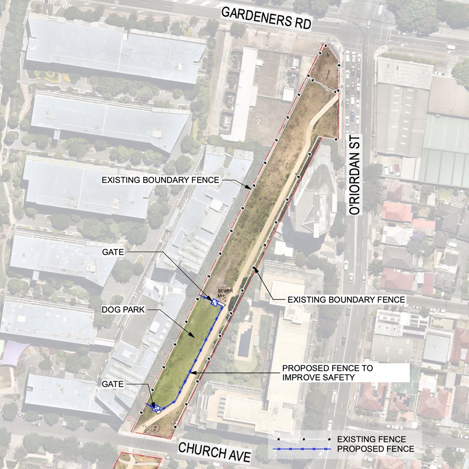 Map - Linear Park upgrade