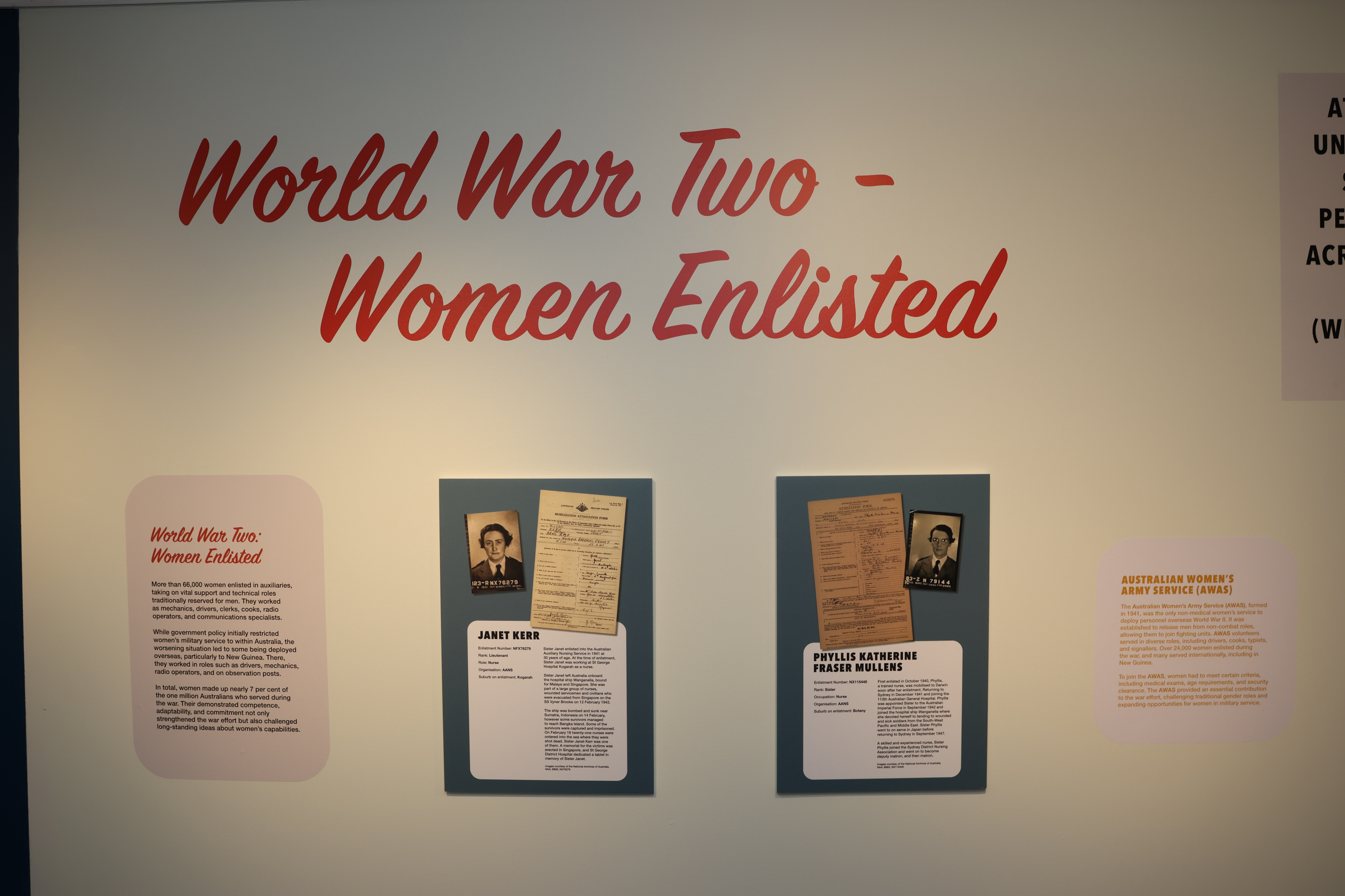 World War Two - Women Enlisted