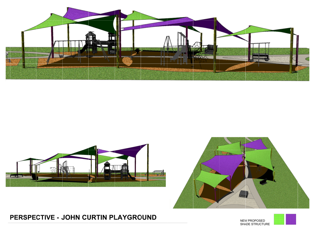 John Curtin Reserve - artist impression