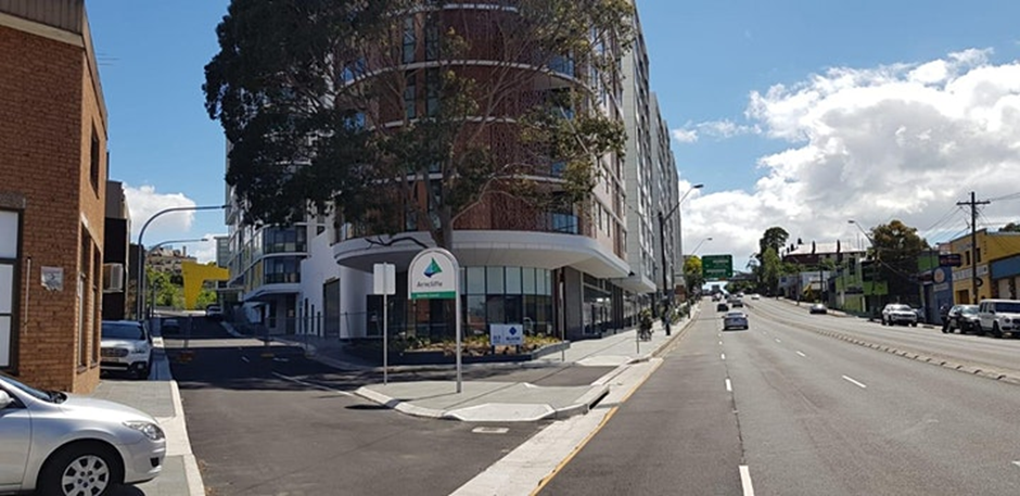 image showing where the youth centre is located on the corner of townsend lane and the princes highway